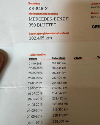Mercedes-Benz Klasa E cena 43500 przebieg: 302637, rok produkcji 2009 z Wiązów małe 742